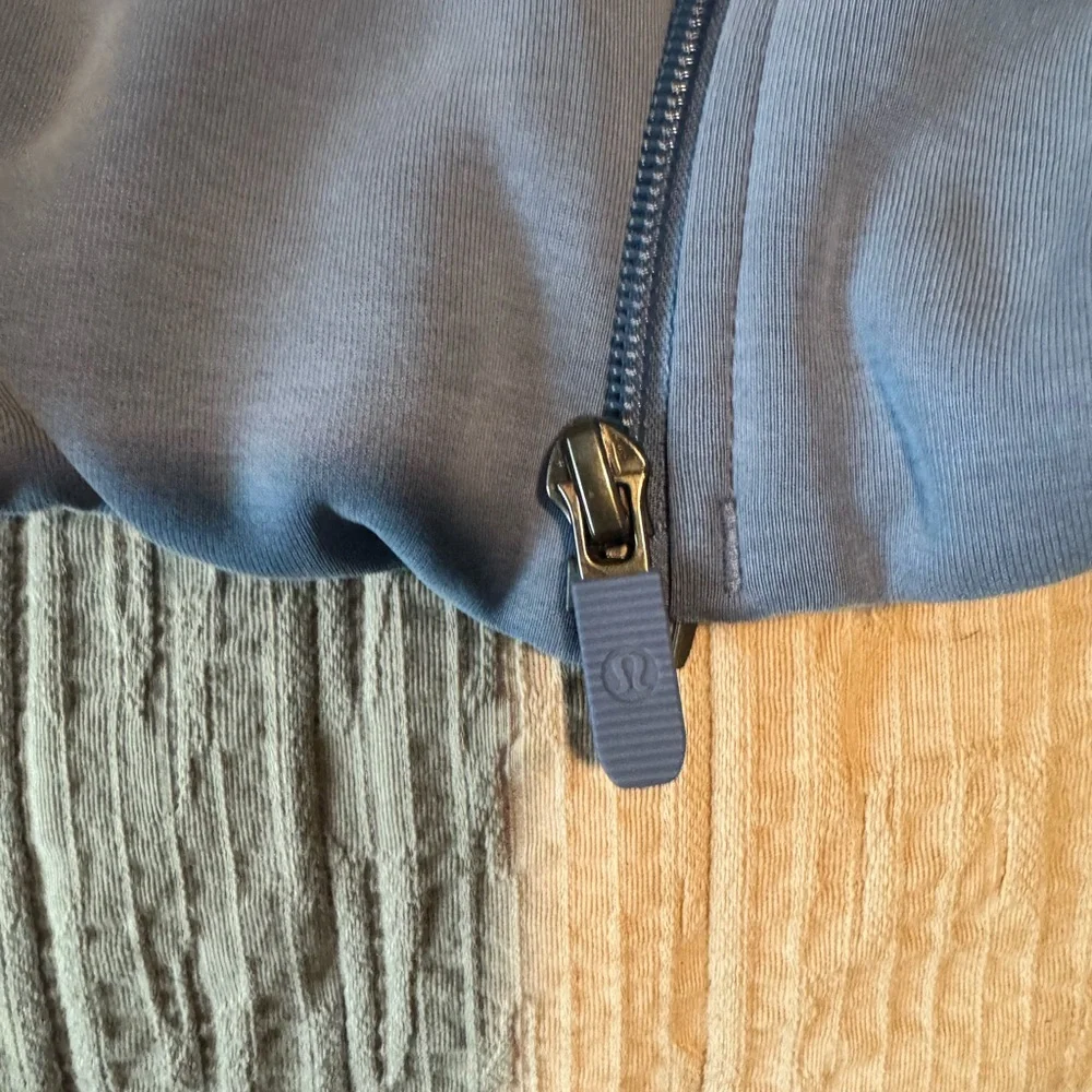 Lululemon Softstreme full zip hoodie Blue Zip-Up Hoodie - Picture 2 of 10